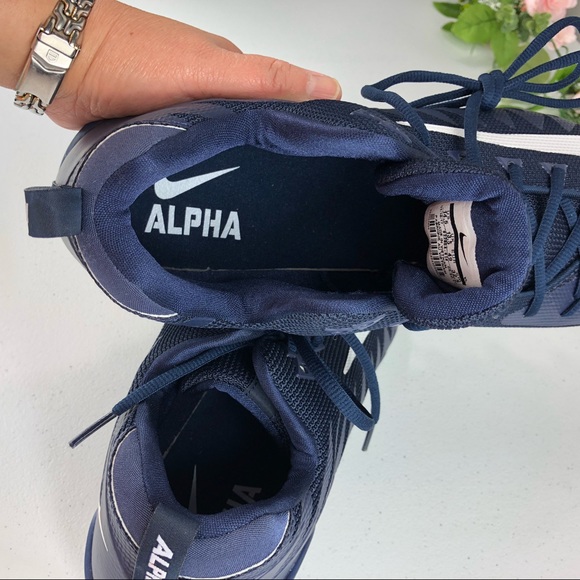 Cleats Nike Alpha Men’s Football Blue Size 14.5 - Picture 4 of 8